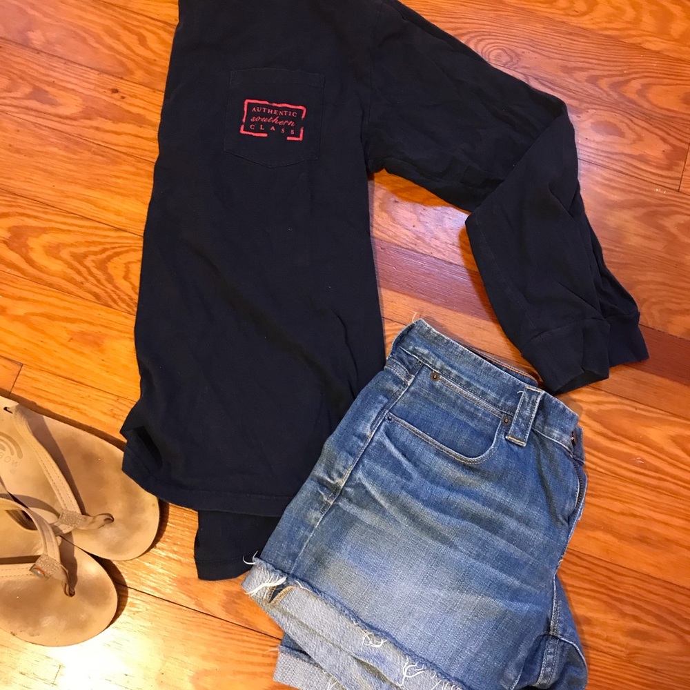 Southern Marsh Navy Long Sleeve Tee
